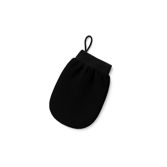 schwarzer Badehandschuh